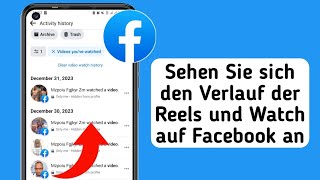 So sehen Sie den ReelsVerlauf auf Facebook [upl. by Desiree]