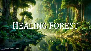 HEALING FOREST AMBIENCE  852Hz  639Hz  417Hz  Awaken Intuition Attract Love Release Negativity [upl. by Annig]