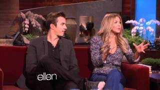 Julianne Hough and Kenny Wormald Talk Footloose [upl. by Marb]