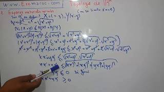 EP 01Topologie de Rn  Norme ESPACE VECTORIEL Normé darija [upl. by Gigi]