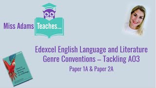 Edexcel Voices in Speech and Writing  Genre Conventions  Tackling AO3 [upl. by Draned]