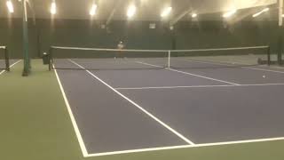 Training wEli Pironkova  part 4  Mt Tam Racquet Club 2015 [upl. by Anikas]