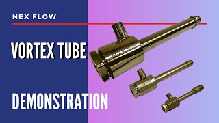 Nex Flow Vortex Tube Demonstration [upl. by Mandie519]