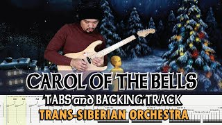 TRANSSIBERIAN ORCHESTRA CAROL OF THE BELLS TABS and BACKING TRACK  ALVIN DE LEON 2020 [upl. by Nyltak]