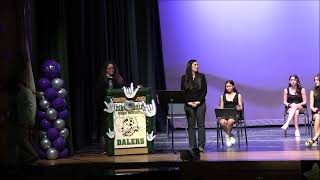 Farmingdale High School ASL Honor Society Induction 2024 [upl. by Norre]