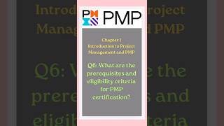 What are the prerequisites and eligibility criteria for PMP certification [upl. by Niatsirt]