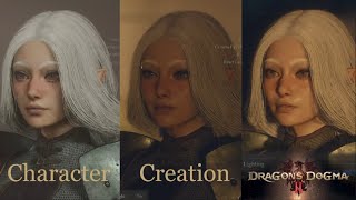 Dragon’s Dogma 2 Character Creation Sliders for Female Elf 【ドラゴンズドグマ2】 [upl. by Jasen153]