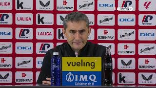 Ernesto Valverde quotSon tres puntos que nos dan confianza y dicen que estamos bienquot [upl. by Bonni568]