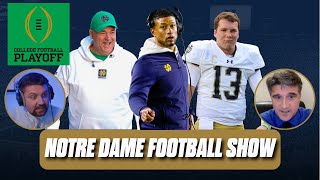 Notre Dame football show Irish vs the SEC BREAKDOWN of latest College Football Playoff Rankings [upl. by Neroled983]