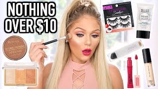 FULL FACE NOTHING OVER 10  AFFORDABLE MAKEUP TUTORIAL [upl. by Areht]