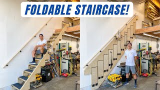 HOW TO MAKE A FOLDABLE STAIRCASE [upl. by Jamille]