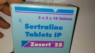 Zosert 25 tabletssertraline tablets [upl. by Siro]