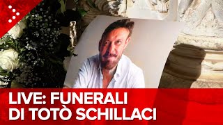 LIVE I funerali di Totò Schillaci a Palermo diretta video [upl. by Ardekahs]