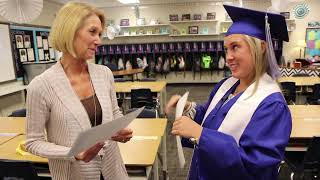 Andover High School seniors present Life Impact Diplomas to former teachers [upl. by Garges398]