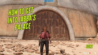 Bug Fix How to get into Jabbas Palace  Star Wars Outlaws [upl. by Releehw]