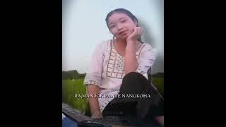 PANTE ODE HERO DAKE  GARO REELS VIDEO achikvideo6706 LAXMI SANGMA JiniaMarak [upl. by Eciralc]