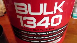 GNC Pro Performance Bulk 1340 Weight Gainer Review [upl. by Adekan]