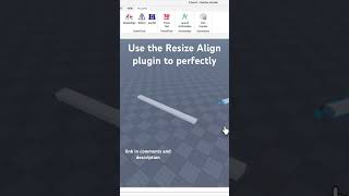 Line up parts easily in Roblox Studio [upl. by Yehsa]