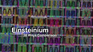 Black MIDI  Einsteinium  186 Mil  36 Ways Comparison [upl. by Lole]