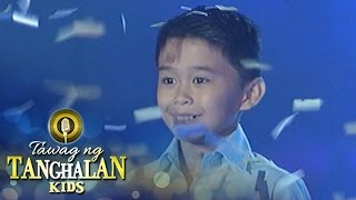 Tawag ng Tanghalan Kids Mackie Empuerto on his second win [upl. by Hnao]