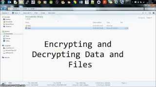 Encryption and Decryption with 7zip [upl. by Enaelem]