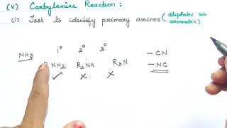 6vCarbylamine Reaction [upl. by Boy]