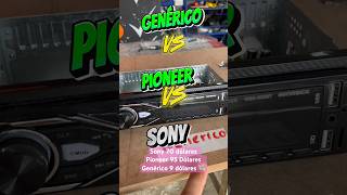 Diferencias entre estéreos Pioneer sony Generico tecnologia automobile audioequipment audio [upl. by Justinn401]