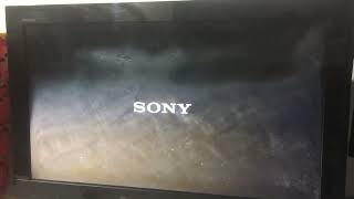 Sony LCD TV KLV32BX300 Startup [upl. by Docila]