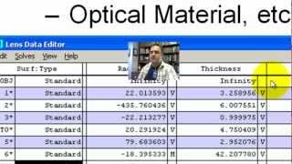 Zemax Tutorial  1  Lens Data Editor Interface [upl. by Giliane]