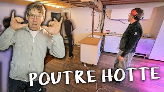 HOTTE DE CUISINE  Passion Rénovation Ep42  construction maison travaux DIY [upl. by Nita]