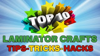 💥10 BEST EVER LAMINATOR CRAFTS💥 HAPPY NEW YEAR [upl. by Rior]