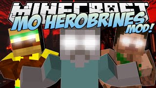 Minecraft  HEROBRINES MOD Dr Trayaurus Captures Herobrine  Mod Showcase [upl. by Ahdar899]