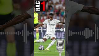 La NARRACIÓN de RAC1 al GOLAZO de VINICIUS realmadrid manchestercity vinicius championsleague [upl. by Enyale]