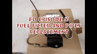 Classic Mini Restoration Ed Episode 17 Fuel Filter and Pipe Replacement SPI [upl. by Assirk]