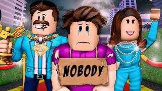 Growing Up A NOBODY In A FAMOUS Family A Roblox Movie [upl. by Merline]