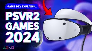 Most Anticipated PSVR2 Games for 2024 [upl. by Nyvets]