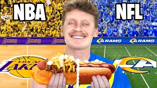 Which SPORT Has The BEST STADIUM FOOD [upl. by Ycul983]