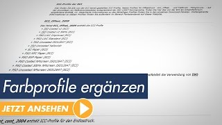 InDesign Tutorial Fehlende Farbprofile herunterladen und installieren ECI [upl. by Cherry23]