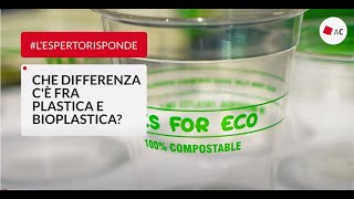 Che differenza cè fra Plastica e Bioplastica [upl. by Genesia]