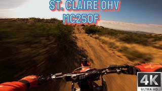 MC250F and RMZ250  Trail Ride Through St Claire OHV [upl. by Matrona]