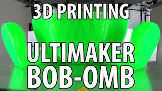 3D Printing Ultimaker BobOmb Mario [upl. by Magdau]