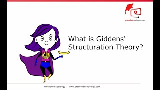 What is Giddens Structuration Theory Theory of Structuration Sociology ALevel Videos [upl. by Vina138]