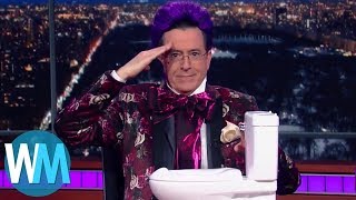 Top 10 Most HILARIOUS Stephen Colbert Moments [upl. by Joliet]