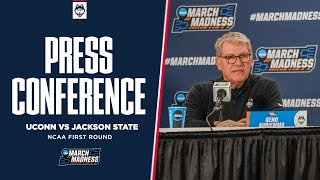 Postgame Press Conference  UConn vs Jackson State  NCAA First Round [upl. by Annetta745]