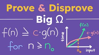 How to Prove or Disprove Big Ω  Introduction to Computer Science [upl. by Rosy]