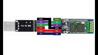 How to change default settings of HC0506 Bluetooth module using USB to TTL device [upl. by Maryly848]