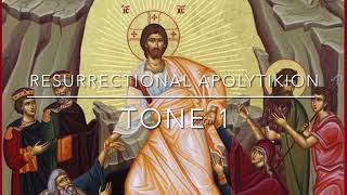 Apolytikion of the Resurrection in Tone One English Antiochian Orthodox [upl. by Eppesiug]