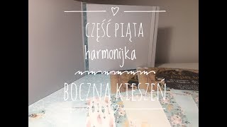 Tutorial część 5  harmonijka i boczna kieszeń  album krok po kroku scrapbooking AniaTworzy [upl. by Sinegold604]