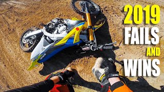 Motocross FAILS and Fun Moments from 2019 [upl. by Noirod578]