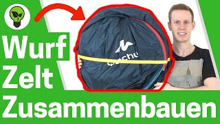 Wurfzelt Zusammenbauen ✅ ULTIMATIVE ANLEITUNG Wie Quechua 2 Pop Up Zelt Abbauen amp Zusammenlegen [upl. by Wolbrom]